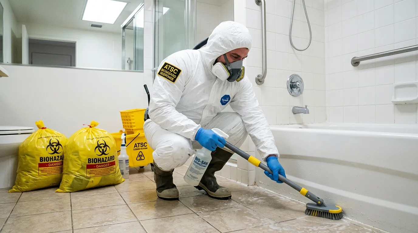 Decontamination equipment deployed for Blood Cleanup in Tamaqua